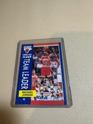 Fleer '91/92 Team Leader Michael Jordan