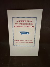 A DoublePlay Of Underground Baseball Novellas A Baseball Classic And Praying For Rain Merritt Clifton And Joh