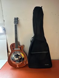 Dean CE Cutaway Acoustic-Electric Resonator Guitar Natural