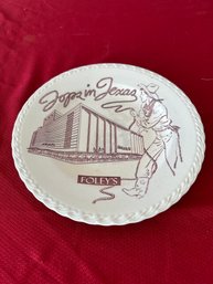 Foleys 1947 Commemorative Plate