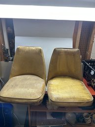 Vintage Yellow Boat Seats
