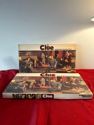 Pair Of Vintage Clue Board Games