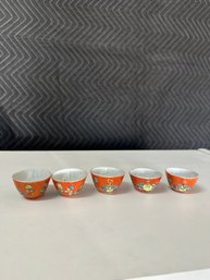 5 Tiny Sake Bowls