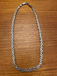 Sterling Silver Italy Necklace 36.8 Grams