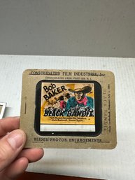 Antique Movie Slide- Black Bandit