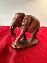 Carved Wood Elephant