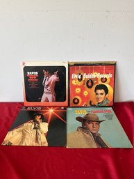 Lot Of 4 Vinyl Records: Elvis Lot 4