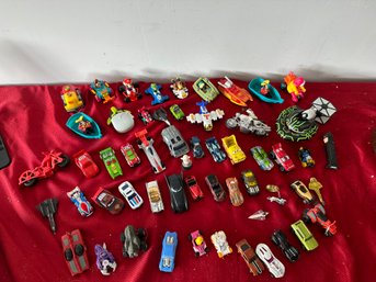 Large Lot Of Toy Vehicles