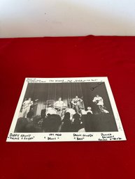 Signed 1969 Battle Of The Bands Photograph