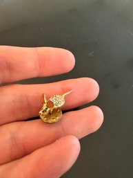 Vintage Mouse Lapel Pin