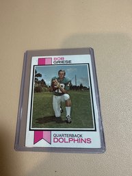 '72 Bob Griese Quarterback Dolphins
