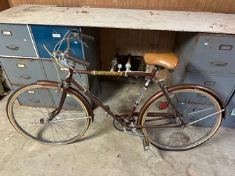 Vintage Huffy 3 Speed Cruiser  Bicycle