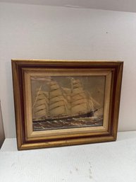 Framed Original Ship