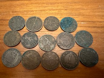 1800s Antique Foreign/US Coins Lot