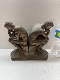 1928 Rodin 'the Thinker' Bookends