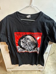 Medium Baju Band Multi Death Corporations Punk Hardcore Tee Shirt