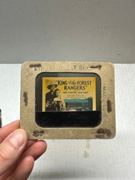 Antique Movie Slide- King Of The Forest Rangers