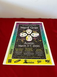 Mardi Gras Austin Poster