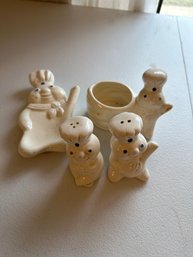 Ceramic Pillsbury Doughboy Lot- As Is