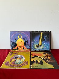 Lot Of 4 Vinyl Records: Herbie Hancock, Jimi Hendrix Etc