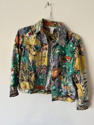 Vintage Stonebridge Womens Floral Jacket 80s