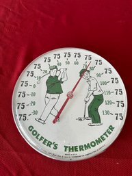 Vintage 1974 Jumbo Dial GolferThermometer