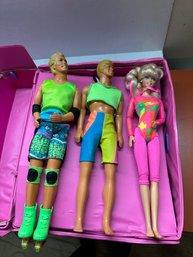 1989 Barbie Dolls, Accessories & Case