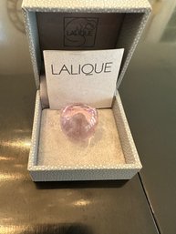 Signed Lalique Ring