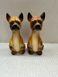 Pair Of Ceramic Dogs