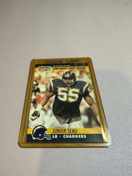 NFL Pro Set '90 Draft, First Round - Chargers - Junior Seau