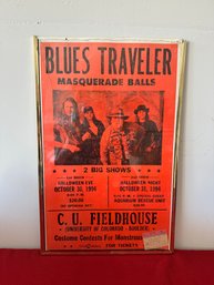 Blues Traveler 1994 Music Poster & Concert Ticket