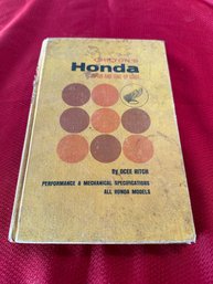 Honda Repair Manual Vintage