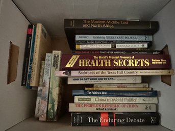 Books Box Lot - Health Secrets, Etc.