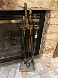 Brass & Iron Fireplace Tools