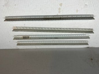 Lot Of 4 Staedlter Rulers