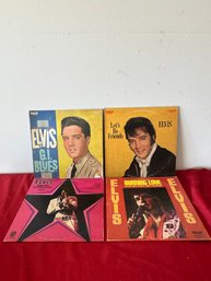 Lot Of 4 Vinyl Records: Elvis Lot 2