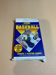 Sealed Score 1992 MLB Series 1 Player Cards