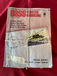 Stack Of 1980s Bass Master Magazines