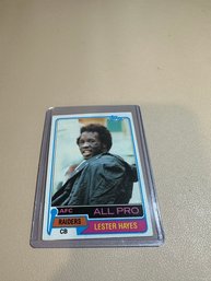 '81 Topps AFC All Pro Lester Hayes Raiders