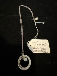 Lisa Leonard Necklace W/Sterling Chain