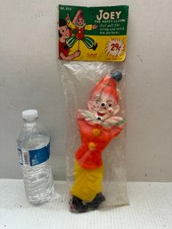 Vintage Sealed Joey The Happy Clown Toy