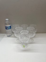 6 Waterford Crystal Glasses