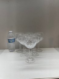 6 Waterford Crystal Wine Glasses