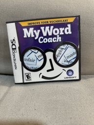 Nintendo DS Video Game My Word Coach