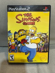 Sony PS2 Video Game The Simpsons Game