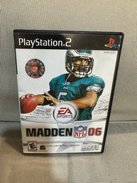 Sony PS2 Video Game Madden 06