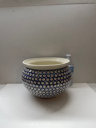 Large Polish Pottery Vase/bowl