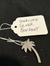 Sterling Sterling Palm Tree Pendant