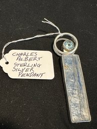 Charles Albert Sterling Silver Pendant