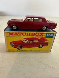 Matchbox Lesney No 24, Rolls Royce Silver Shadow, Mint Condition With Original Box,